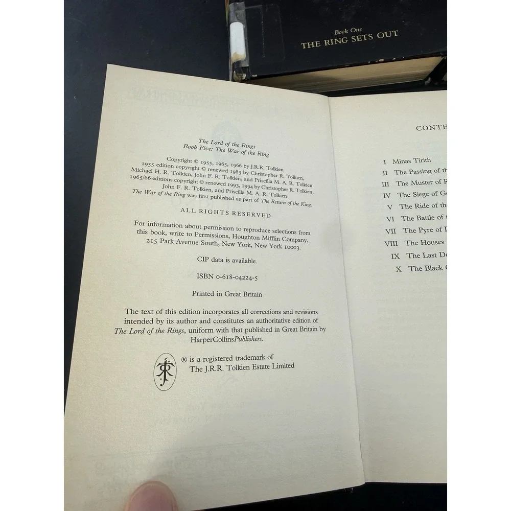 Lord Of The Rings Millennium Edition Hardcover Seven Books No Box